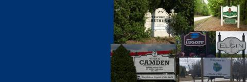 kershaw country area signs for elgin lugoff bethune camden ridgeway rembert